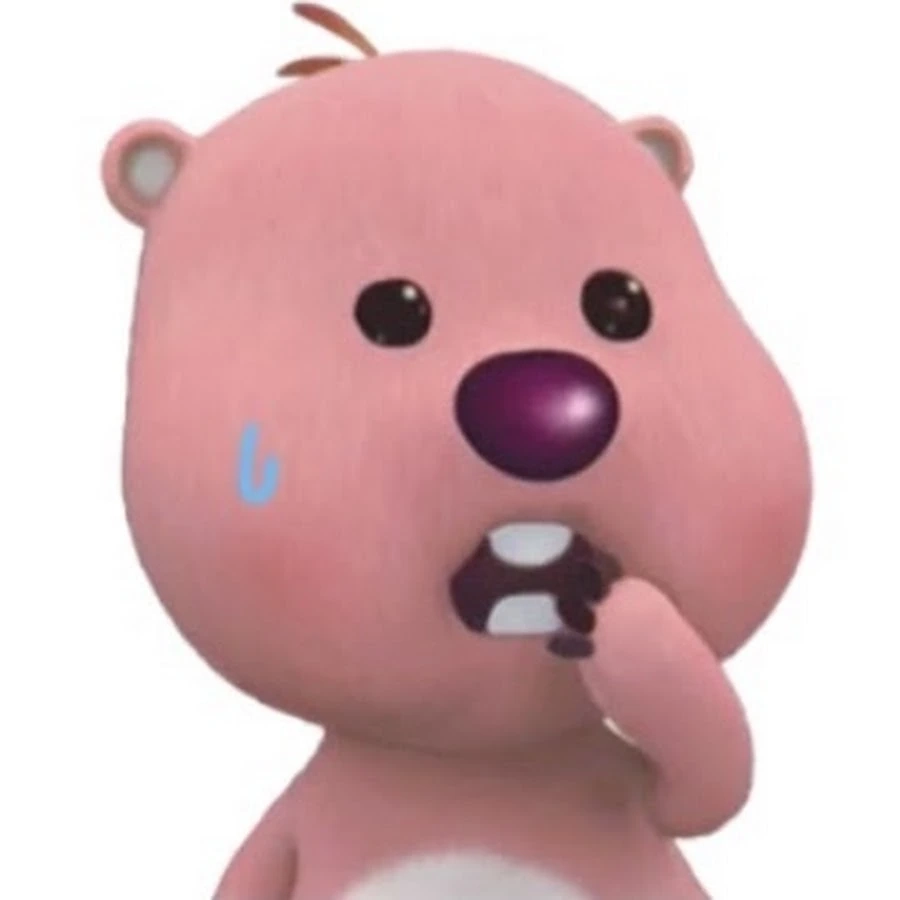 Cười vui mọi lúc với meme gấu loopy siêu đáng yêu