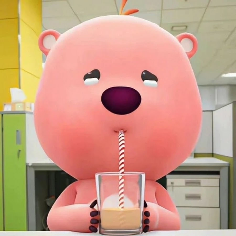 Hồng xinh với meme loopy hồng dễ thương