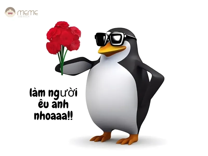 Sáng tạo meme chim cánh cụt chế của riêng bạn