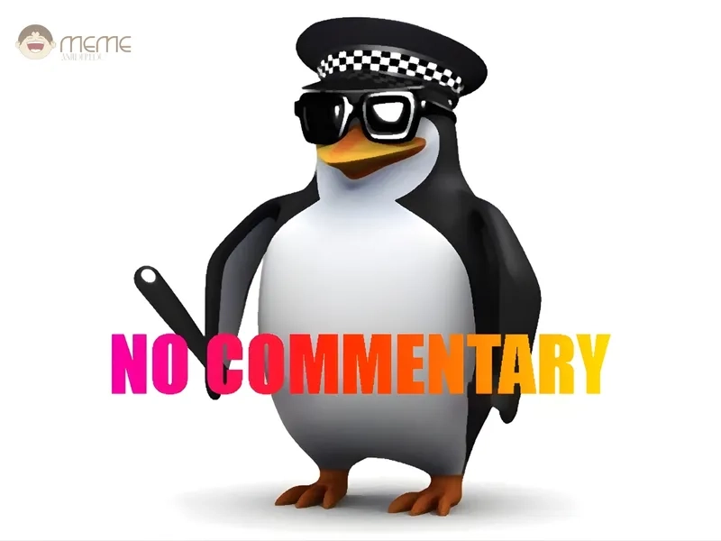 Cười sảng khoái với meme chim cánh cụt hài hước lắm