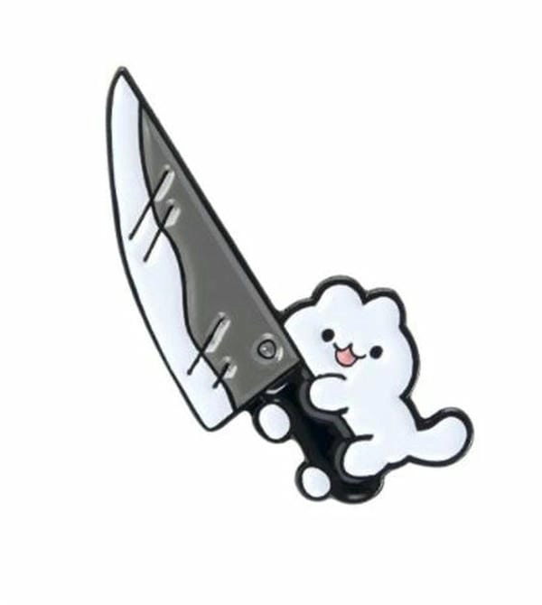 Meme chó cầm dao độc lạ tạo ấn tượng vui