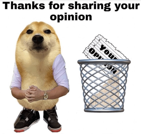 Meme chó cảm ơn chế tạo thêm nhiều tình huống vui