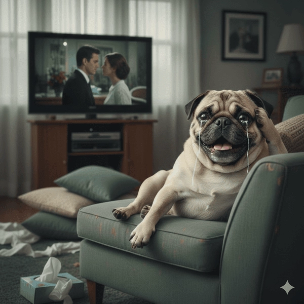 Hình meme chó khóc mang nét buồn mà nhìn vẫn buồn cười