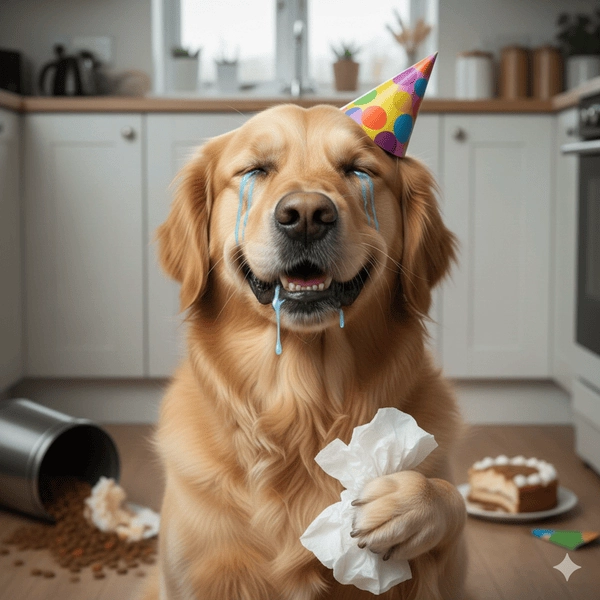 Meme chó khóc giải trí giúp xả stress cực nhanh