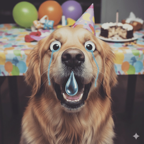 Meme chó khóc thảm nhưng lại tạo hiệu ứng hài thú vị