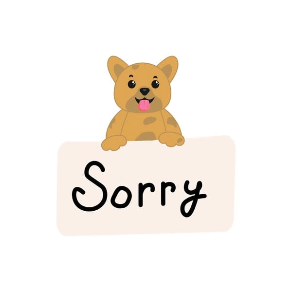 Meme chó xin lỗi vui nhộn mang lại tiếng cười