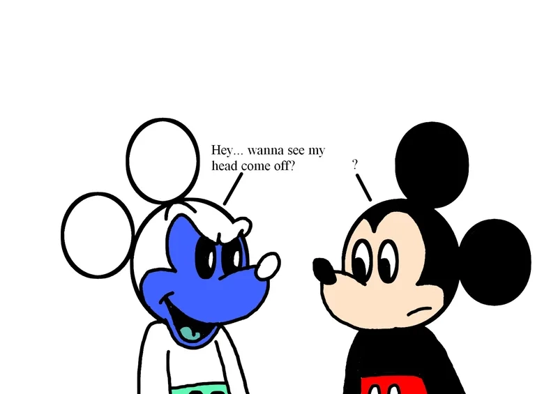 Tải ảnh meme chuột Mickey về để troll bạn