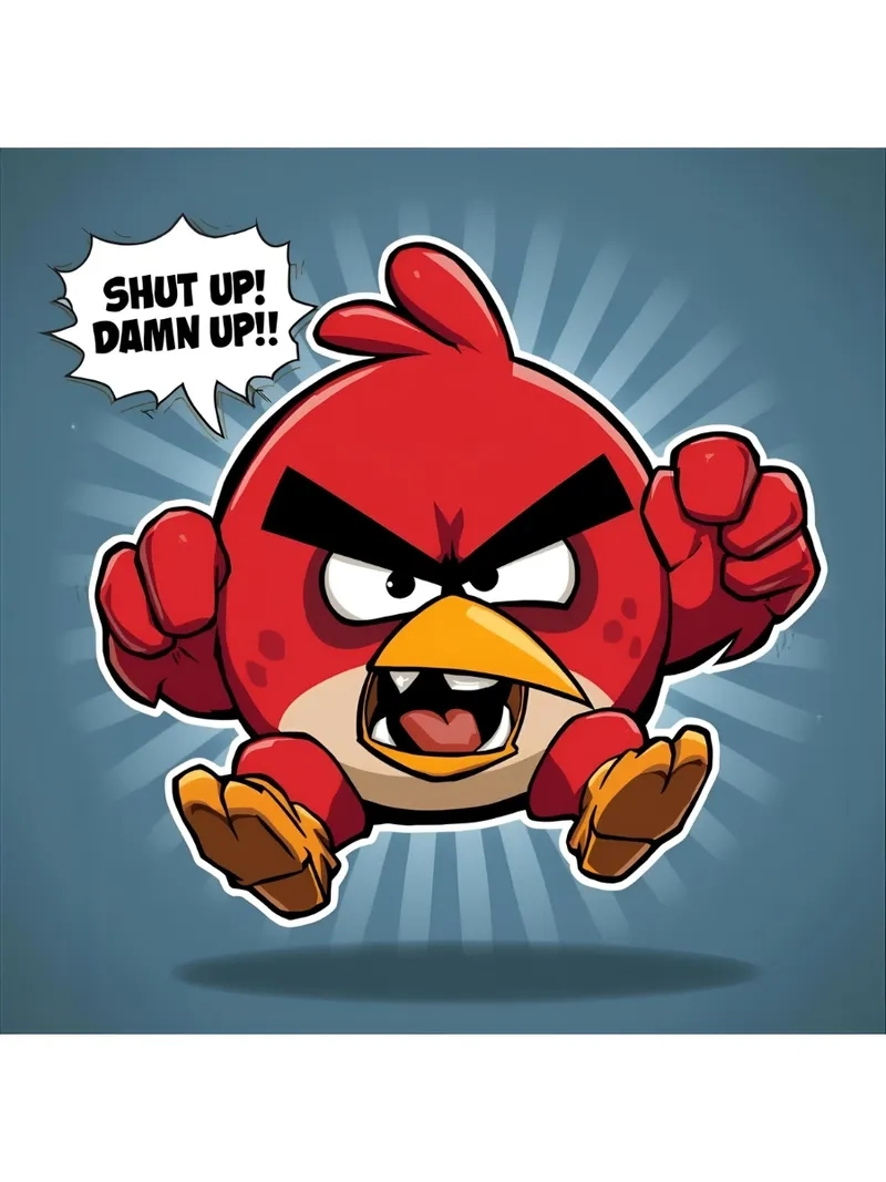 Xem meme con chim hoạt hình cực vui nhộn