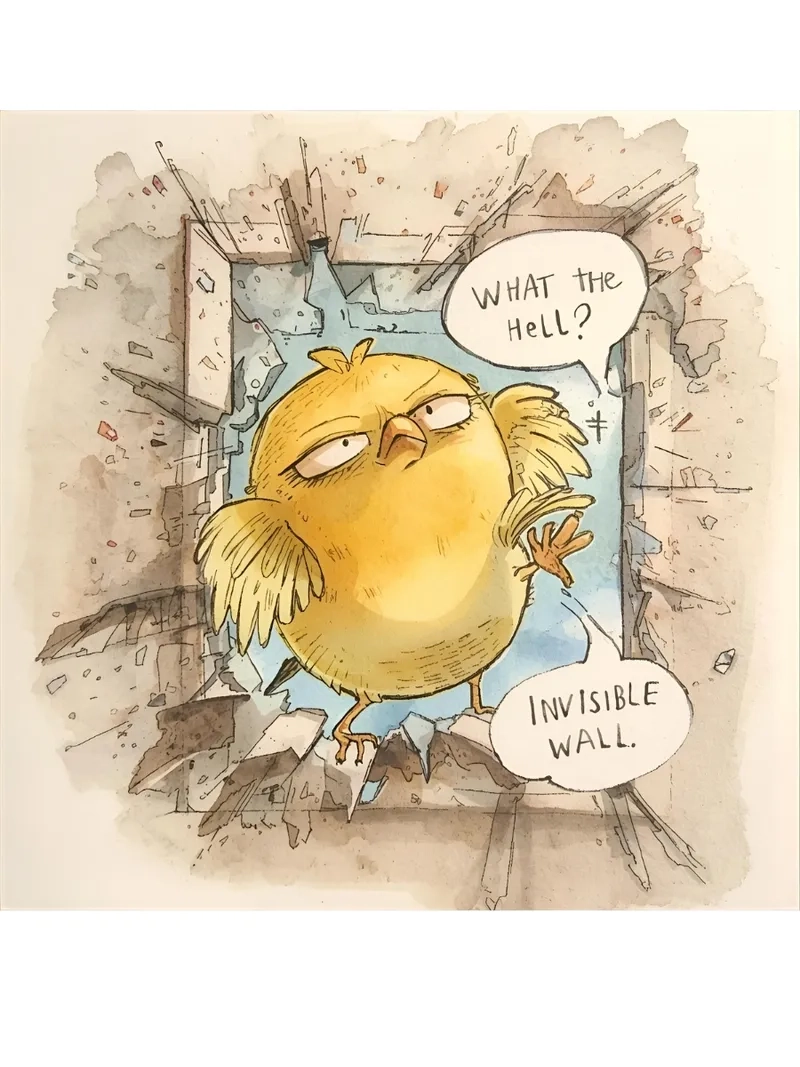 Meme con chim buồn phản ánh tâm trạng của bạn