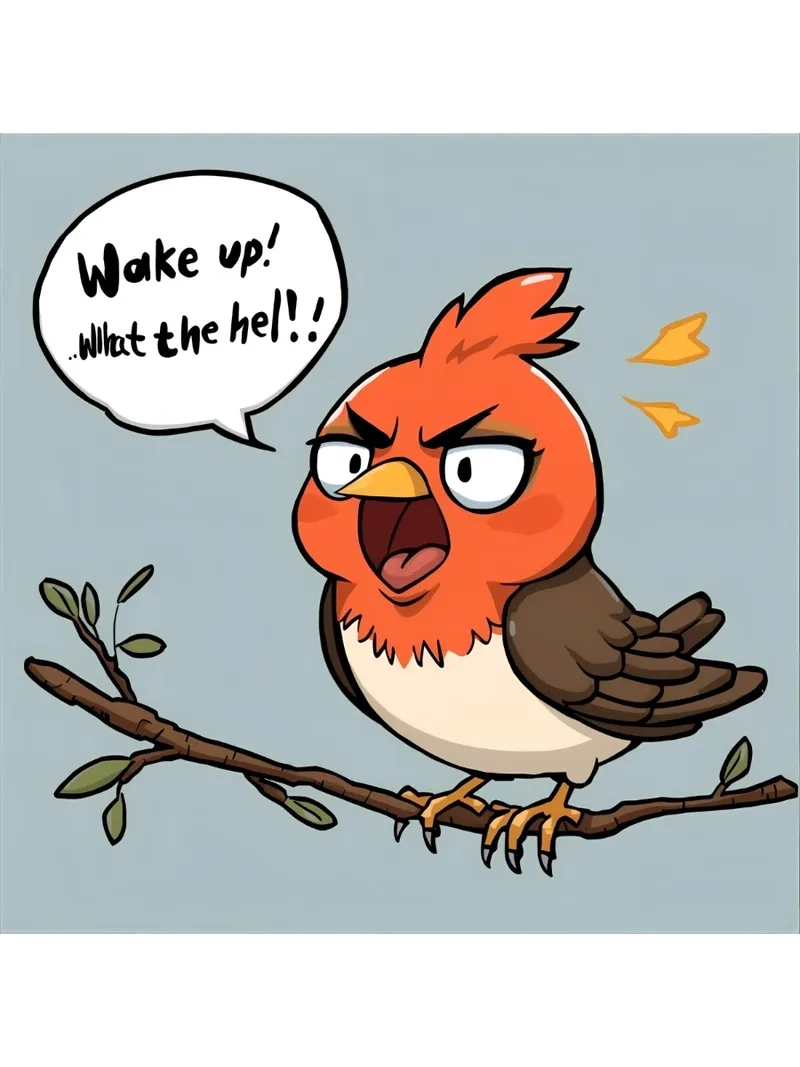 Dùng ngay hình meme con chim làm avatar cực chất