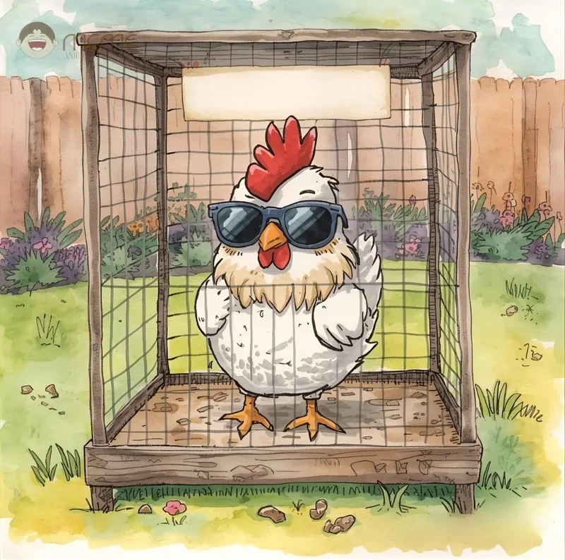 Cảnh meme con gà chạy trối chết huyền thoại