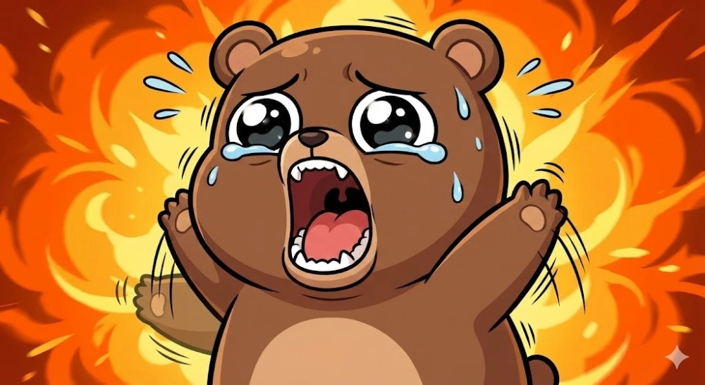 Bộ sưu tập ảnh meme con gấu hét cực hài