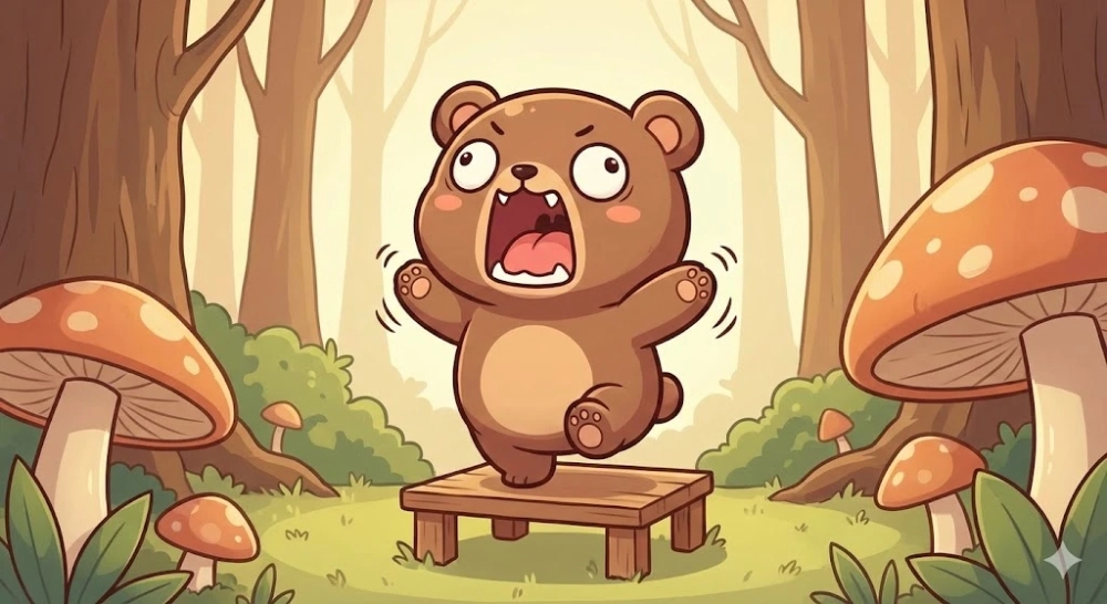 Nhìn là muốn cười với hình ảnh meme gấu hét