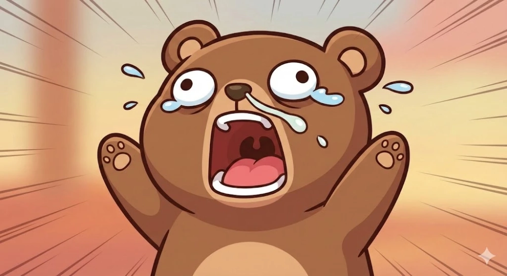 Hét to hết nấc với meme gấu hét to