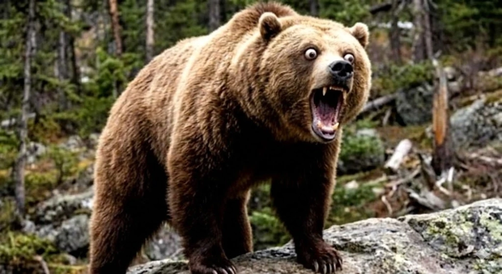 Cười bò với meme gấu hét hài hước