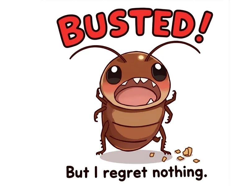 Ảnh meme con gián 4K siêu rõ nét làm nền