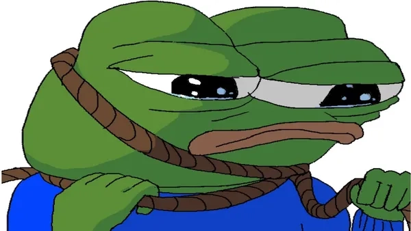 Thương cảm với meme ếch buồn đáng thương yên lặng