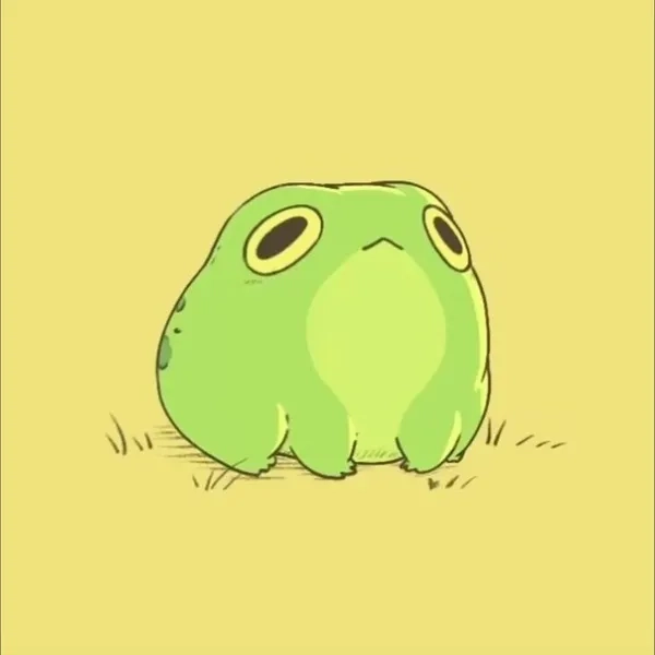 Ếch meme cute hài hước đang hot trên mạng xã hội