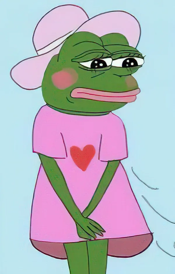 Sticker ếch xanh ngộ nghĩnh đáng yêu cho tin nhắn của bạn