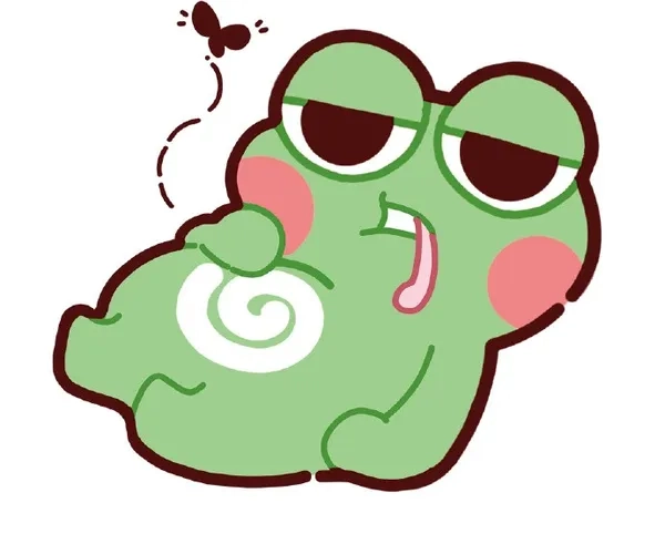 Meme ếch cười vui nhộn gây thích thú cho mọi người