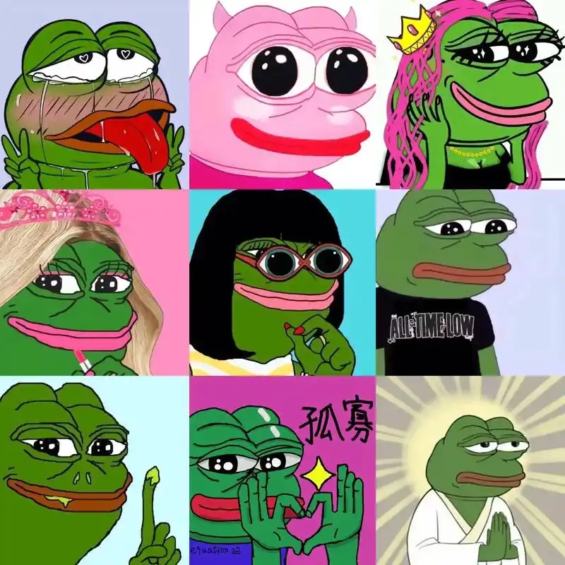 Meme ếch xanh pepe nổi bật trên mạng xã hội