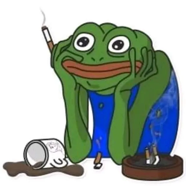 Nhìn meme ếch tâm trạng vui để cười thả ga