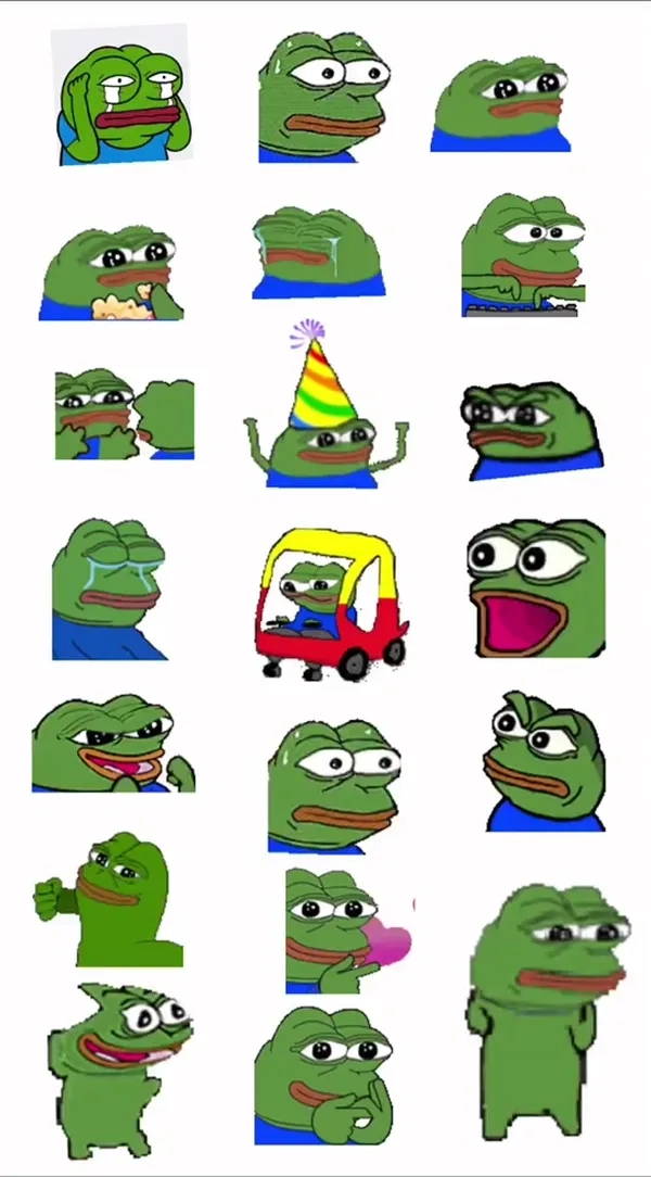 Meme ếch tâm trạng suy tư khiến lòng trầm lắng