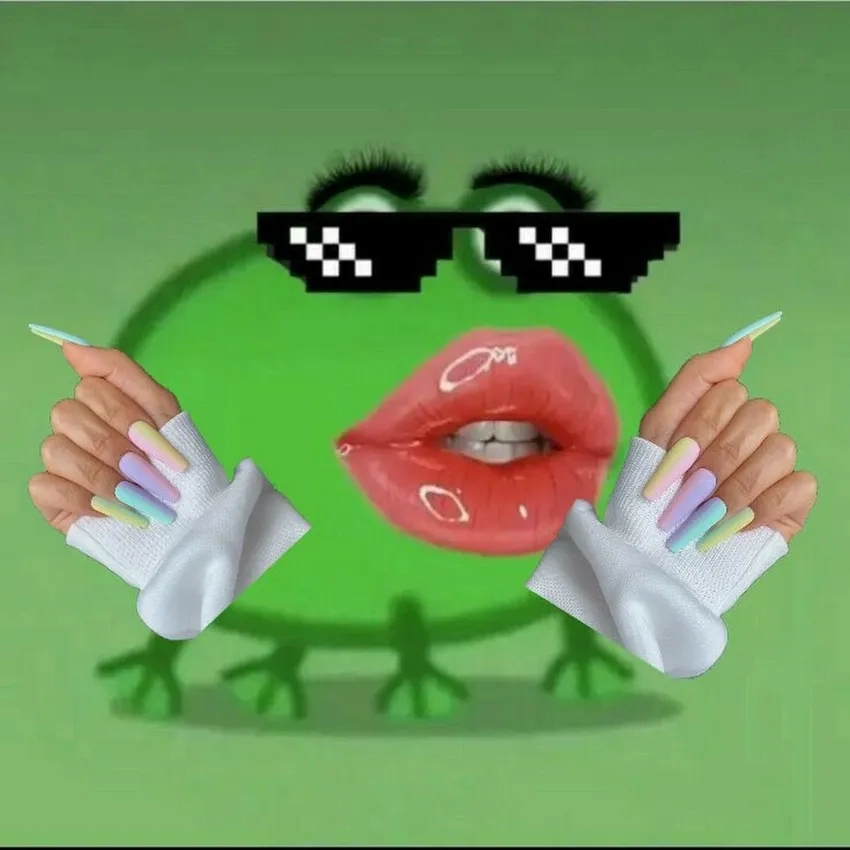 Lan tỏa niềm vui meme ếch vui nhộn vui vẻ