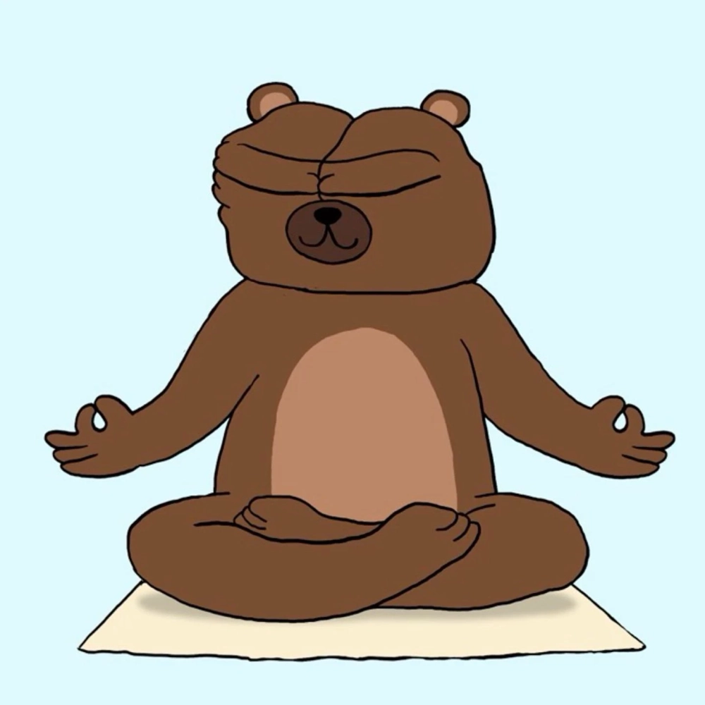 Nhìn dễ thương cùng meme con gấu nâu