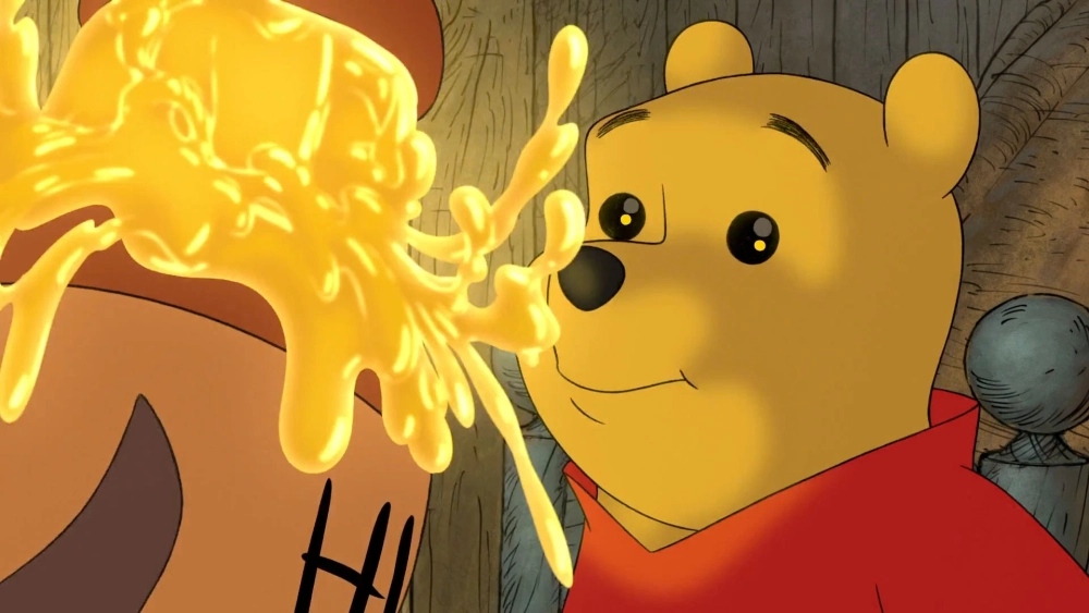 Thêm phong nền vui nhộn với background gấu pooh meme