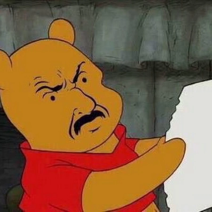 Trang trí điện thoại với wallpaper gấu pooh meme
