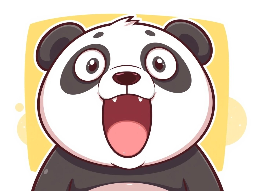 Chỉ nhìn meme gấu trúc bất ngờ không chữ đã đủ vui