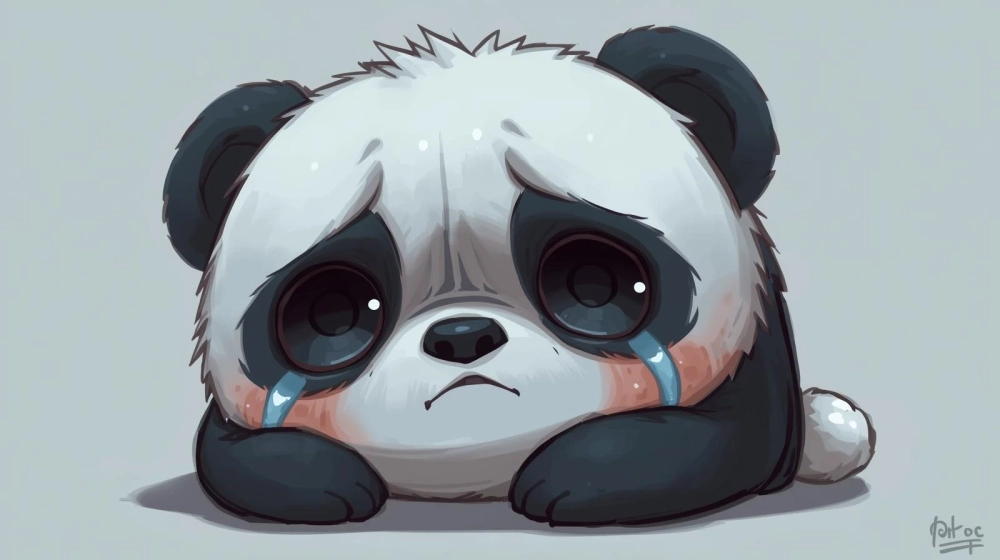 Thất tình đừng lo với meme gấu trúc thất tình