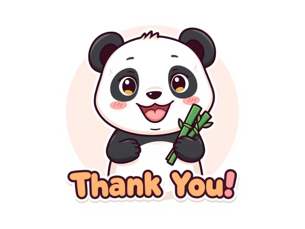 Khi muốn cảm ơn thật nhiều meme gấu trúc cảm ơn nhiều