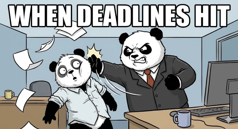 Chia sẻ ngay ảnh meme gấu trúc đánh với bạn bè