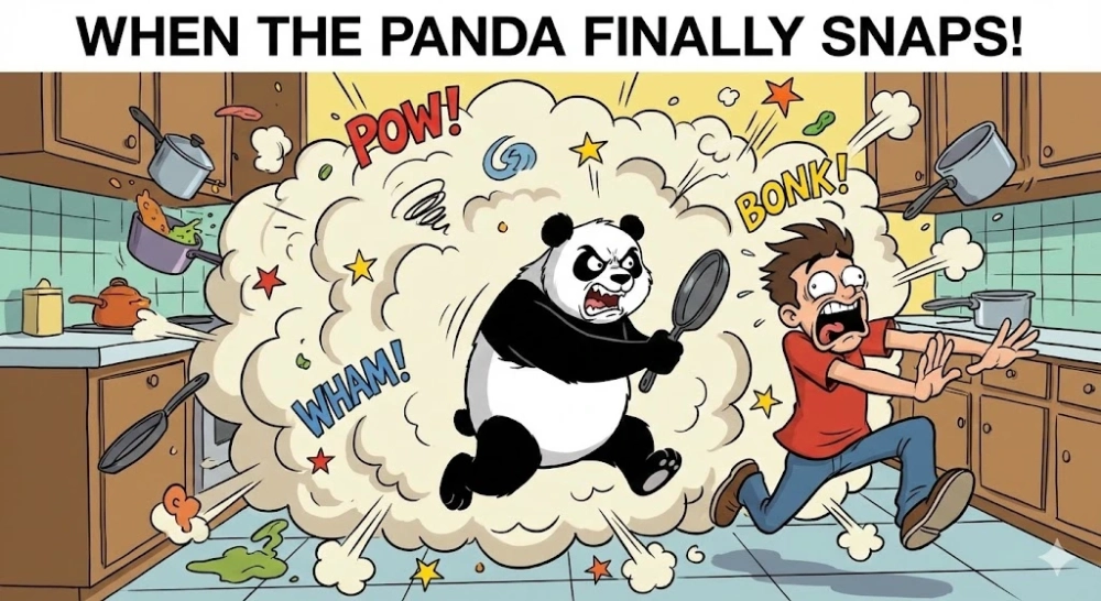 Xem ngay hình ảnh meme gấu trúc đánh đáng yêu