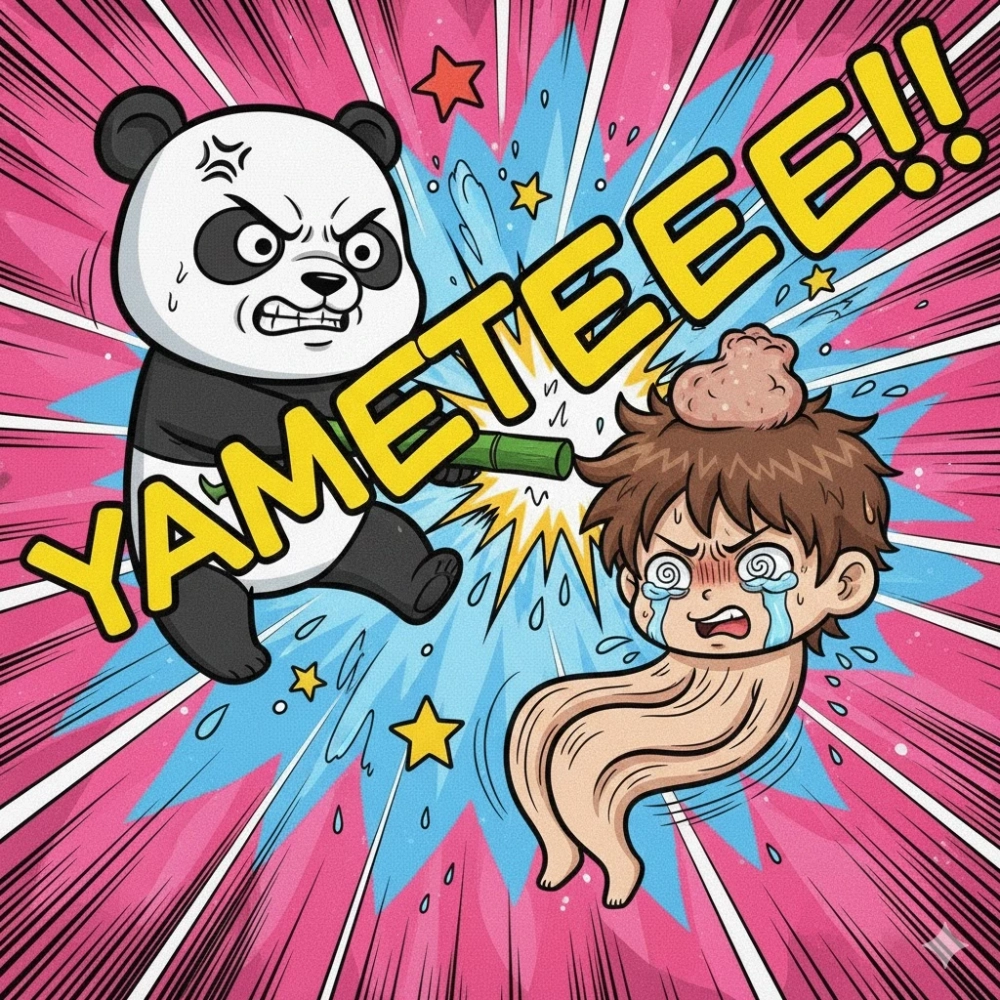 Thưởng thức meme gấu trúc đánh nhau cực chất