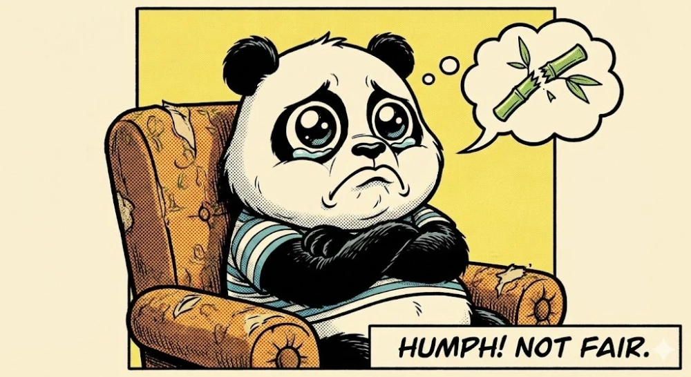 Meme gấu trúc dỗi là gì?