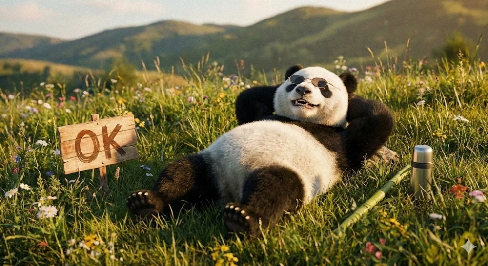 Cười bựa thả ga với meme gấu trúc bựa ok