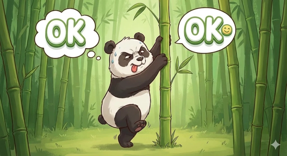 Ghi nhớ thông điệp với meme gấu trúc ok