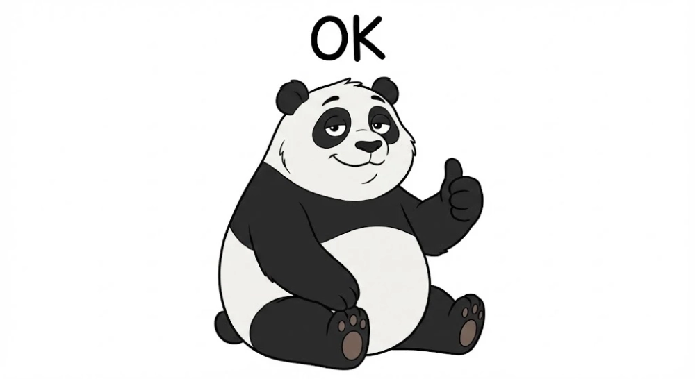 Cười vui không ngừng với meme gấu trúc ok mỗi ngày