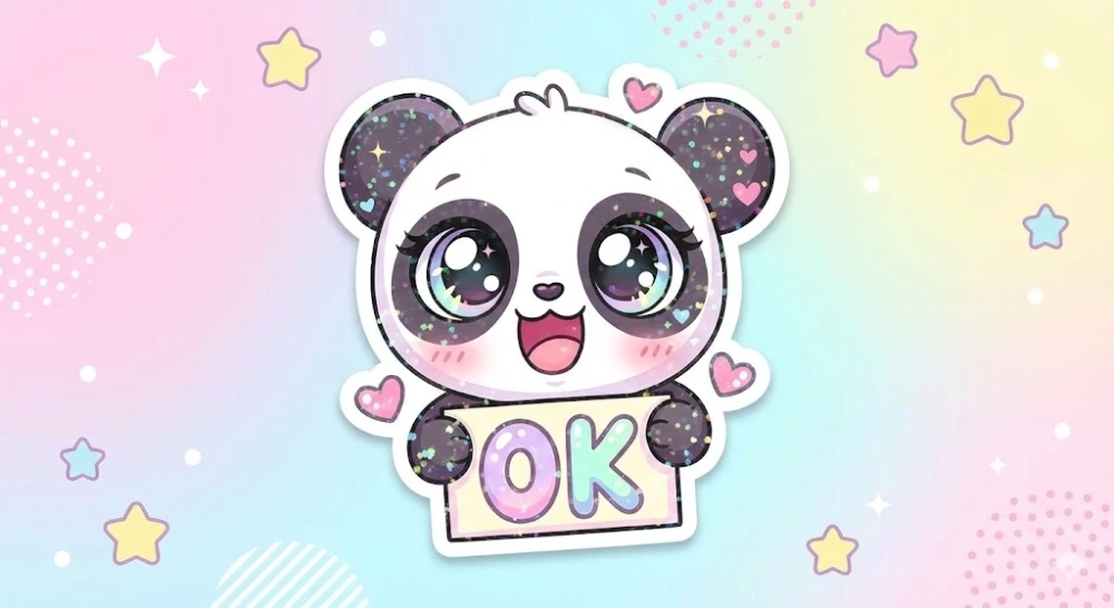 Giơ tay chốt deal vui vẻ với meme gấu trúc giơ tay ok