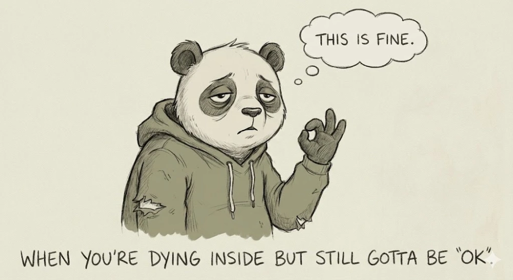 Tăng độ hài hước cùng meme gấu trúc bựa ok