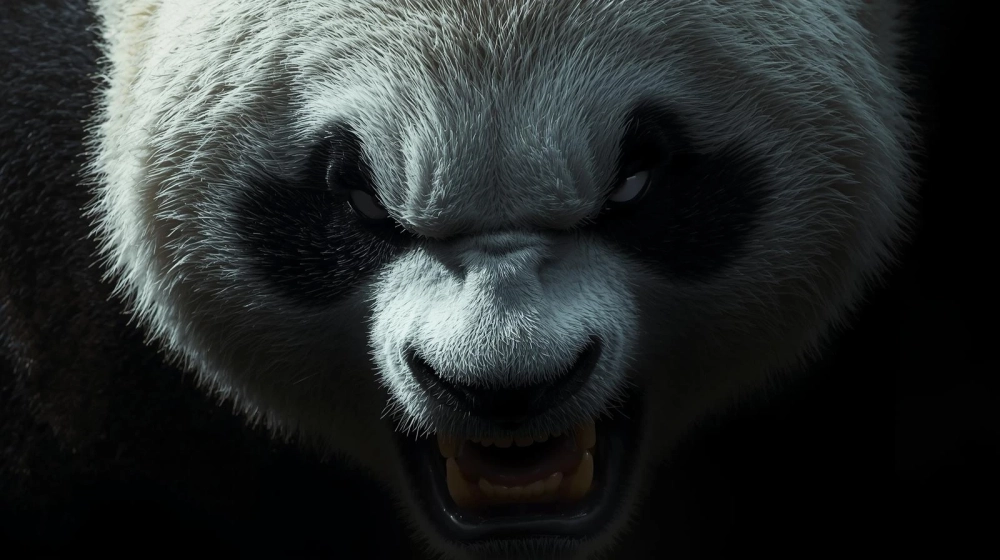 Không thể nhịn cười với meme gấu trúc quạo