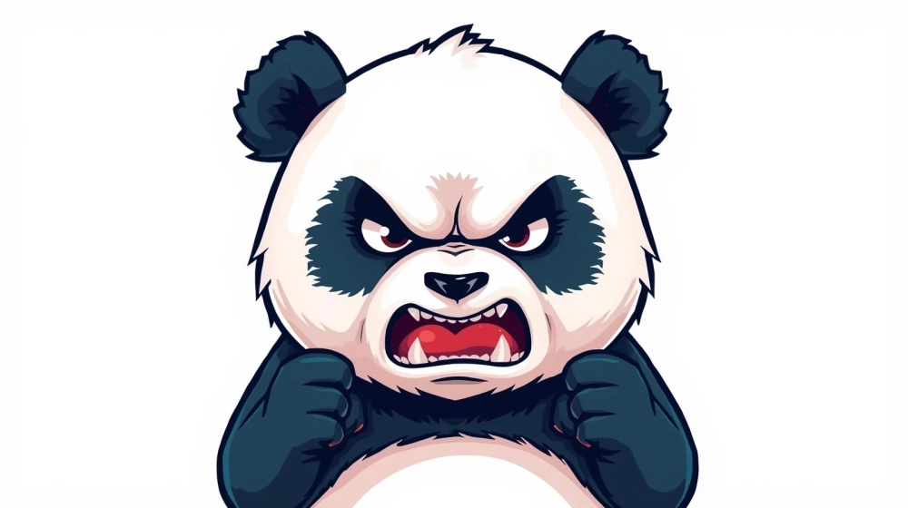 Dỗi hờn dễ thương với meme gấu trúc dỗi