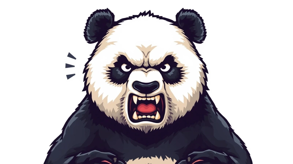 Lưu ngay để giải trí với meme gấu trúc tức giận