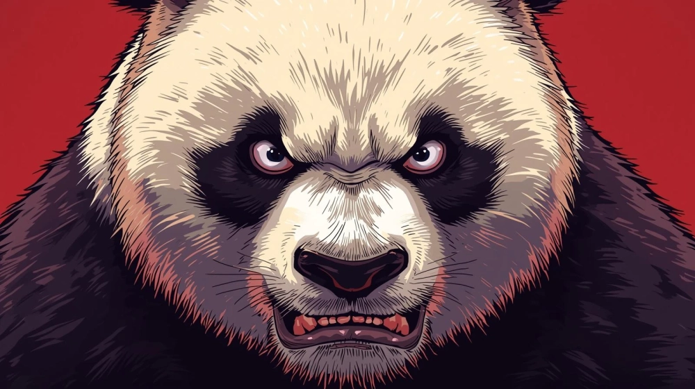 Siêu bựa hài hước meme gấu trúc bựa tức giận