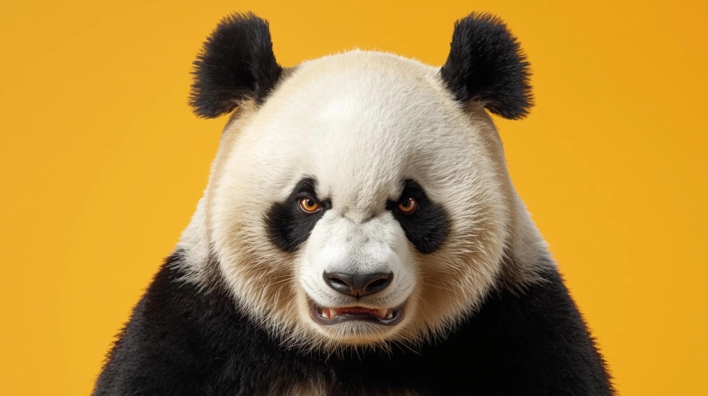 Lưu về xem lại hình meme gấu trúc tức giận