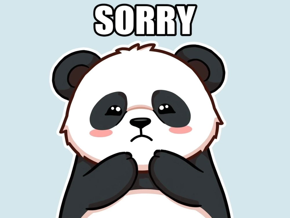 Phiên bản Trung Quốc cực chất meme gấu trúc biaoqing xin lỗi