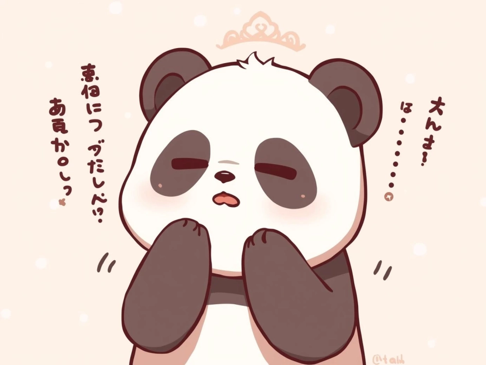 Buồn nhưng vẫn dễ thương meme gấu trúc buồn xin lỗi